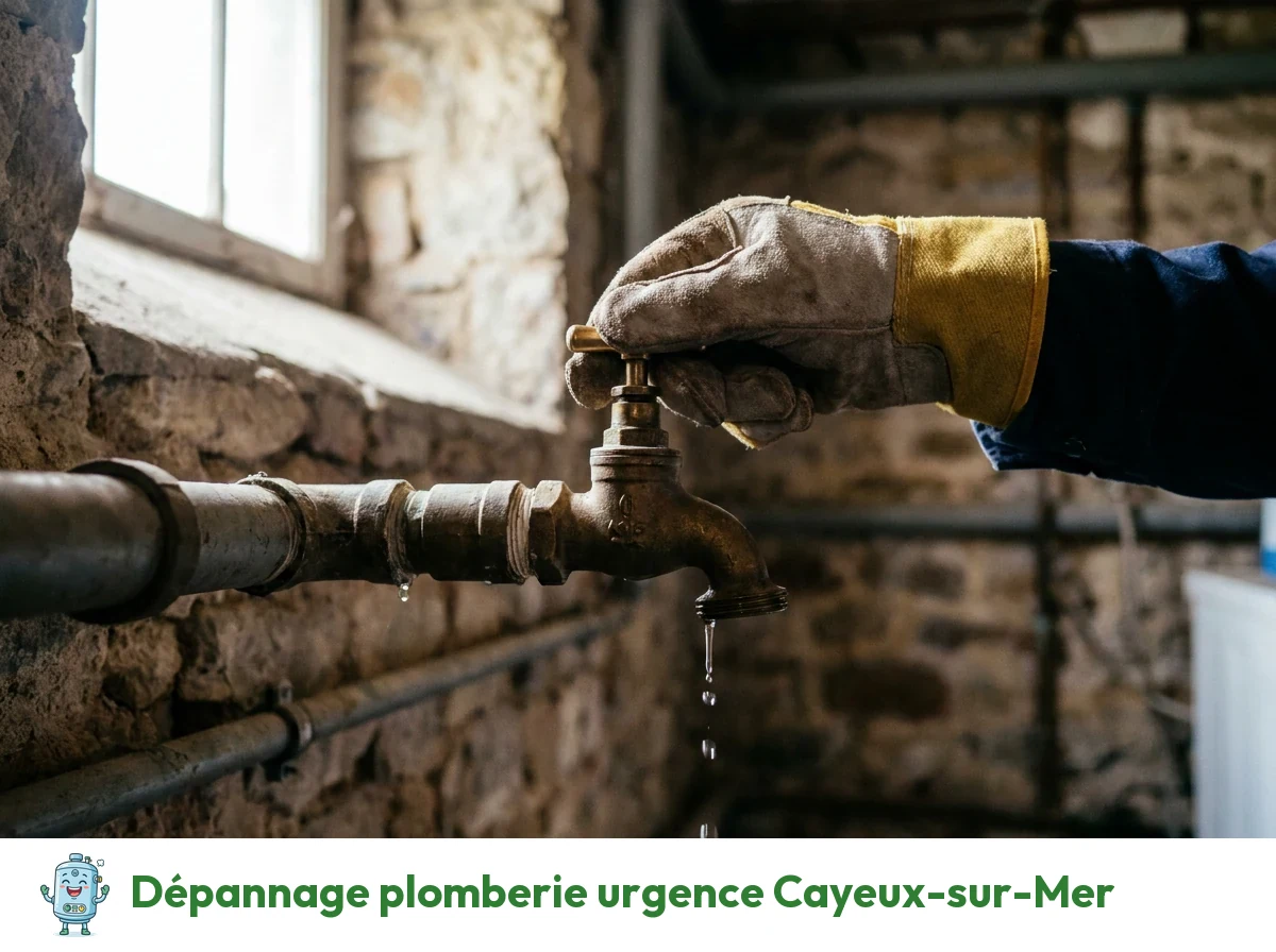 Dépannage plomberie urgence à Cayeux-sur-Mer