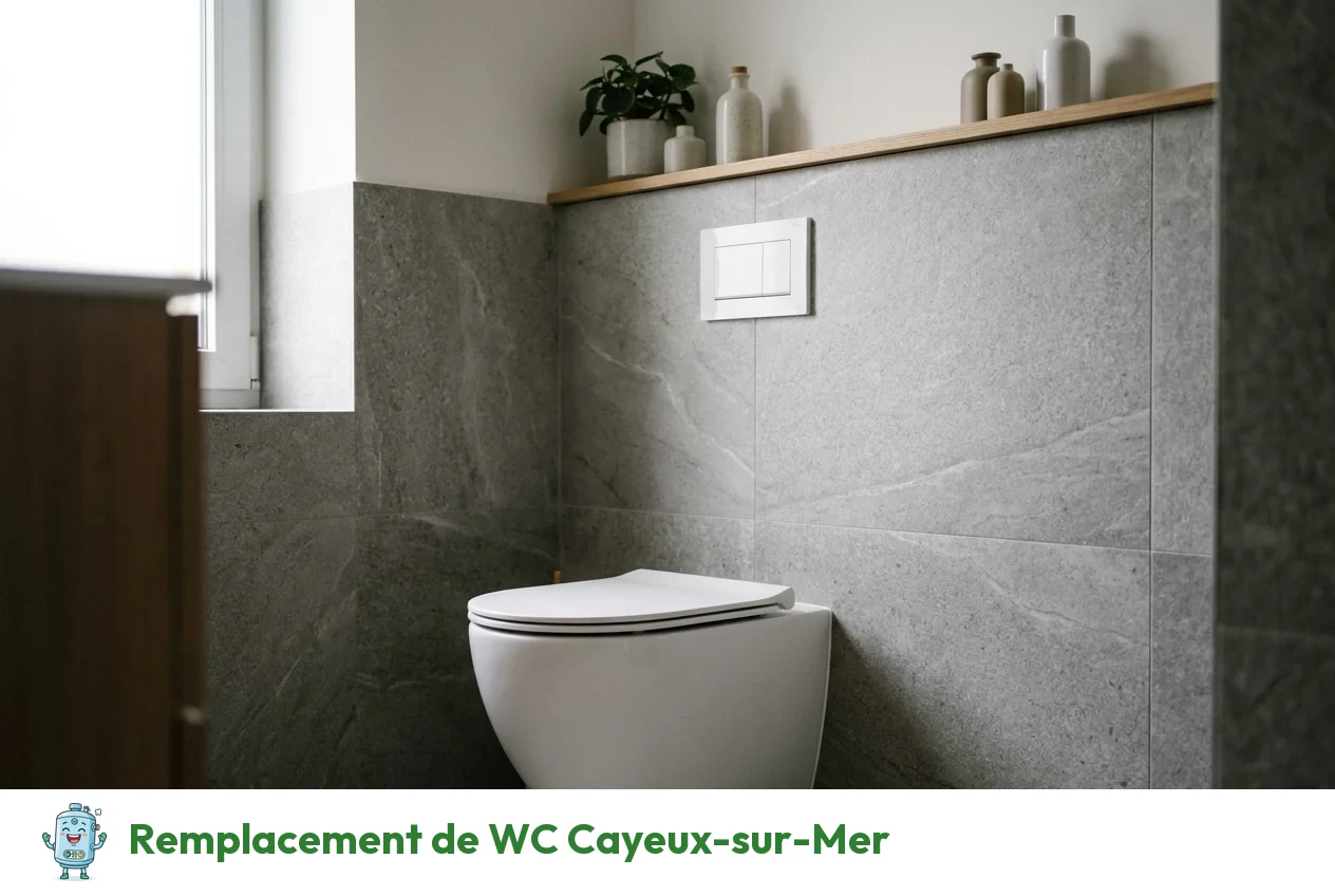 Remplacement de WC à Cayeux-sur-Mer